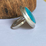 Kingman Turquoise Ring - Size 9
