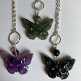 Butterfly Skull Necklace
