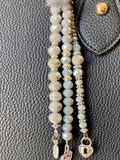 Luminous Gray Purse Charm