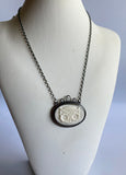 Carved Bone Owl Necklace
