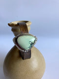 Variscite and Mixed Metals Cuff Bracelet