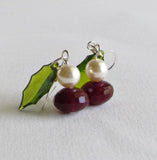 Holly Berry Earrings