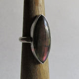 Purple Labradorite Ring - Size 7.5 - 7.75