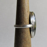 Purple Labradorite Ring - Size 7.5 - 7.75