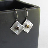 Citrine Sunburst Earrings