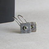 Peridot Sunburst Earrings