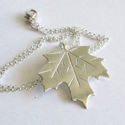 Maple Leaf Necklace
