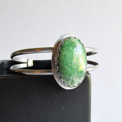 Variscite Cuff Bracelet - 6" Tip to Tip