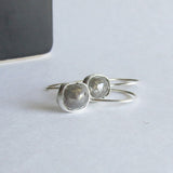Gray Diamond Earrings