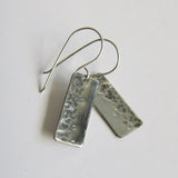 Hammered Sterling Silver Earrings