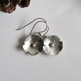 Sterling Silver Flower Earrings