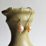 Peach Pearl Earrings