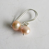 Peach Pearl Earrings