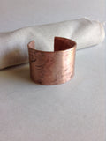 Hammered Copper Napkin Rings