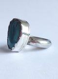 Fox Mine Turquoise Ring - Size 8 Ring