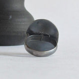 Green Fancy Jasper Statement Ring - Size 5