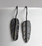 Sterling Silver Feather Earrings