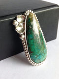 Custom Chrysocolla Statement Ring - Made to Order Ring