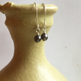 Purple Pearl Earrings