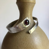 Garnet Bypass Bracelet