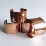 Hammered Copper Napkin Rings