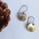 Snowflake Earrings - Sterling Silver