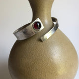 Garnet Bypass Bracelet