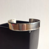 Hammered Edge Cuff Bracelet