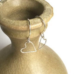 Wire Heart Earrings