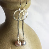 Modern Pearl Earrings