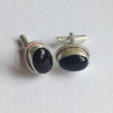 Black Onyx Cuff Links